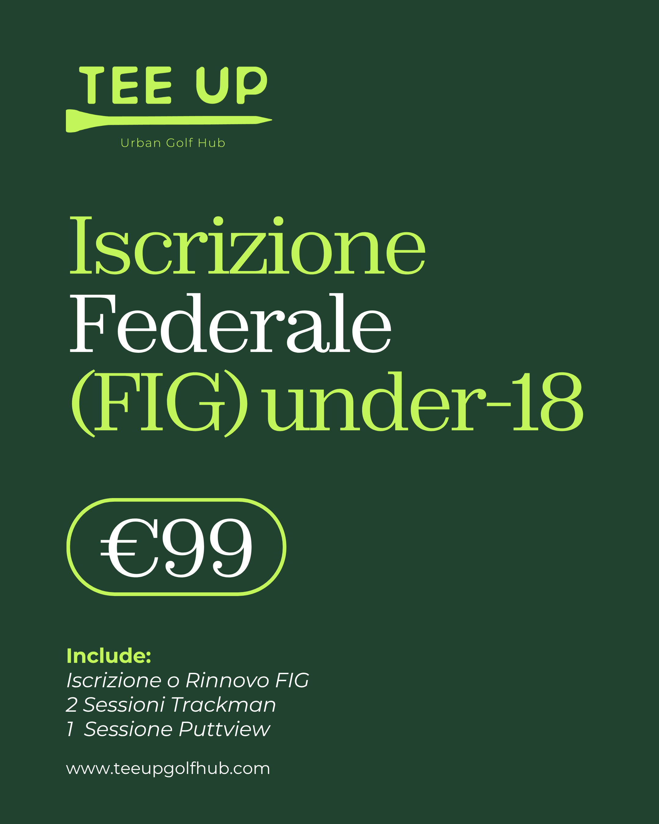 Tesseramento Federale (FIG) | Under 18