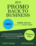 Promo Back To Business - Membership Annuale High