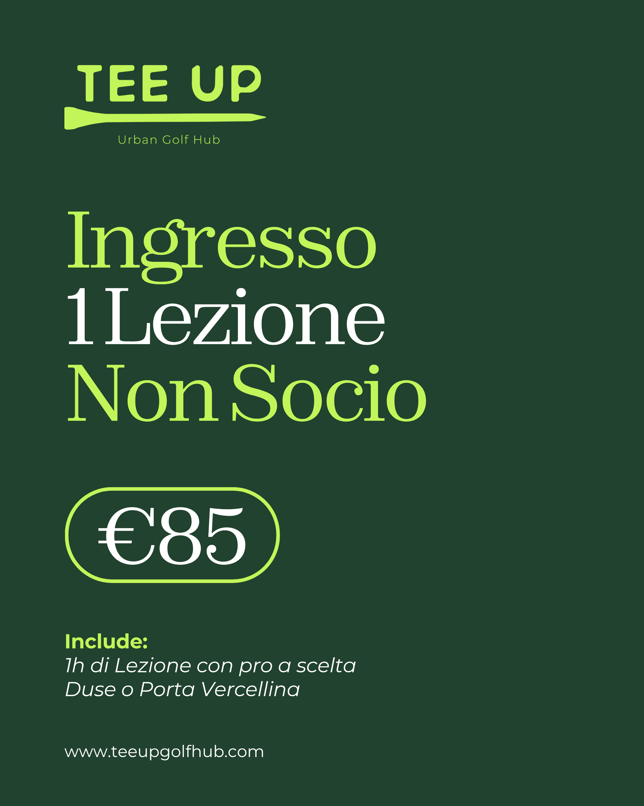 Lezione singola | Non Socio