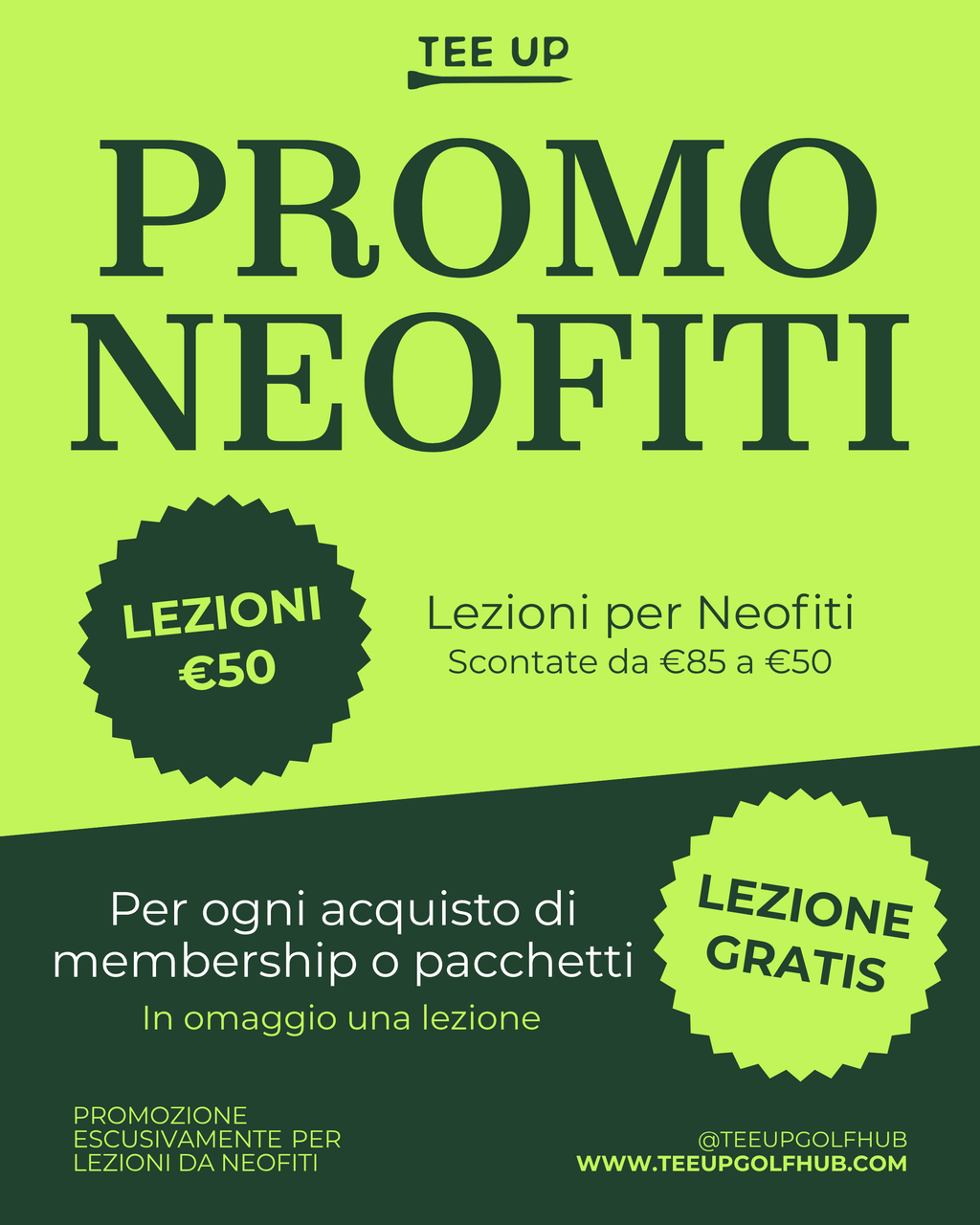 Promo Lezioni Neofiti