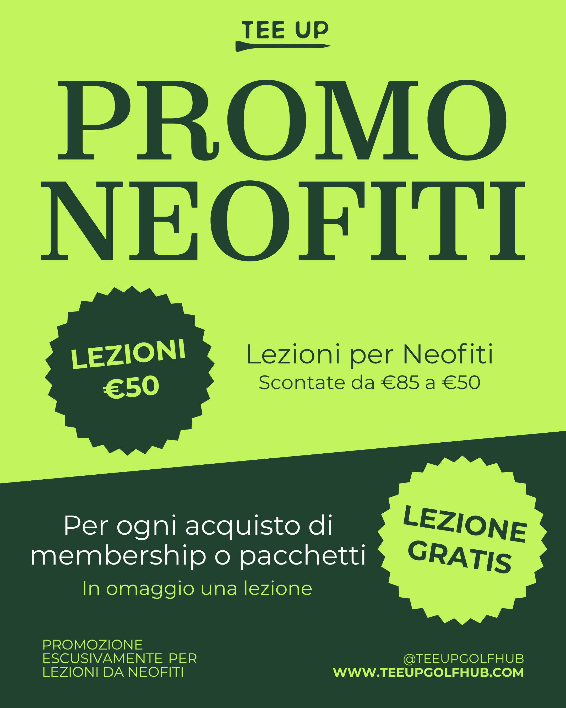 Promo Lezioni Neofiti